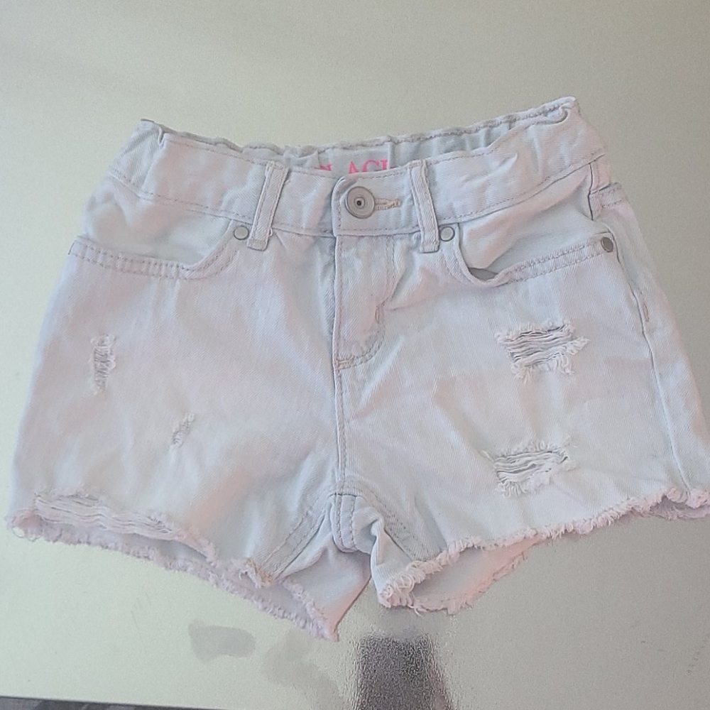 Pair of carter's kids ripped shorts 6x-7